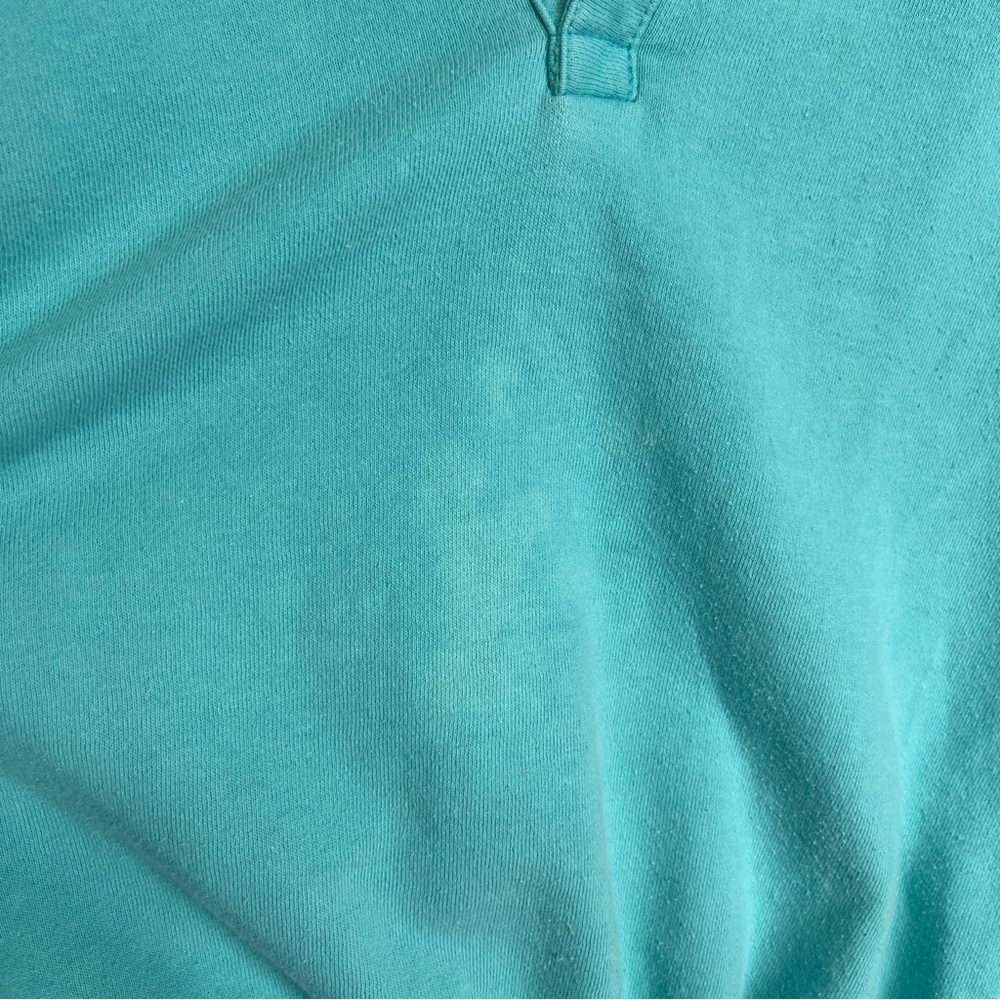 Vintage 86 Patagonia Womens 9 10 Sweatshirt Henley Snap Crew Pullover Blue Top - Picture 4 of 16